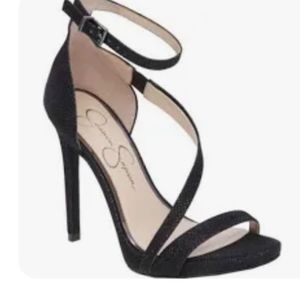Jessica Simpson sparkle stilettos black NEW